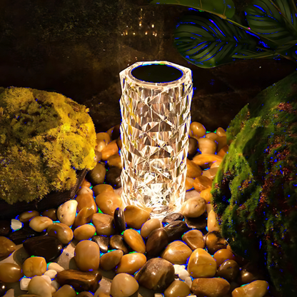 Nostalgic LED crystal lamp