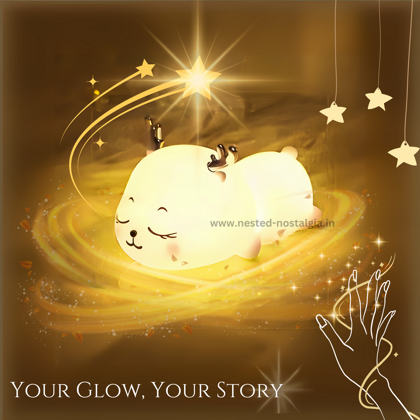 Nostalgic sleeping deer light